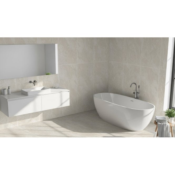 Court Hymn Almond 60cm x 120cm Wall and Floor Tile