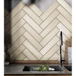 Equipe Crackle Bone 7.5cm x 15cm Wall Tile