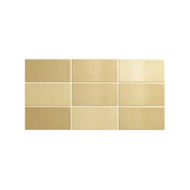 Equipe Crackle Caramel 7.5cm x 15cm Wall Tile