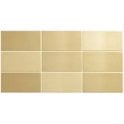 Equipe Crackle Caramel 7.5cm x 15cm Wall Tile