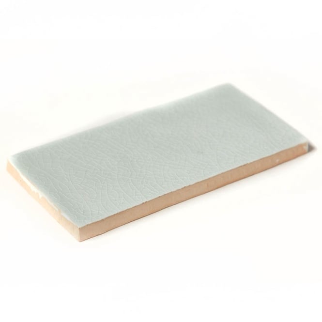 Crackle Glaze Glacier Blue 7.5cm x 15cm Wall Tile