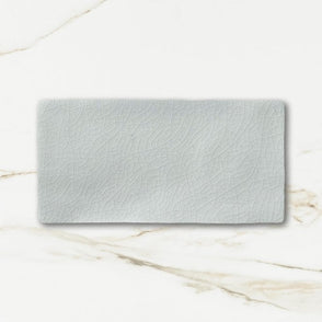 Crackle Glaze Glacier Blue 7.5cm x 15cm Wall Tile