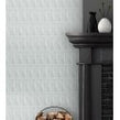Crackle Glaze Glacier Blue 7.5cm x 15cm Wall Tile