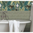 Crackle Glaze Hyde Park Green 7.5cm x 15cm Wall Tile