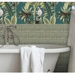 Crackle Glaze Hyde Park Green 7.5cm x 15cm Wall Tile