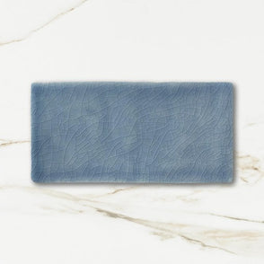 Crackle Glaze Mediterranean Blue 7.5cm x 15cm Wall Tile