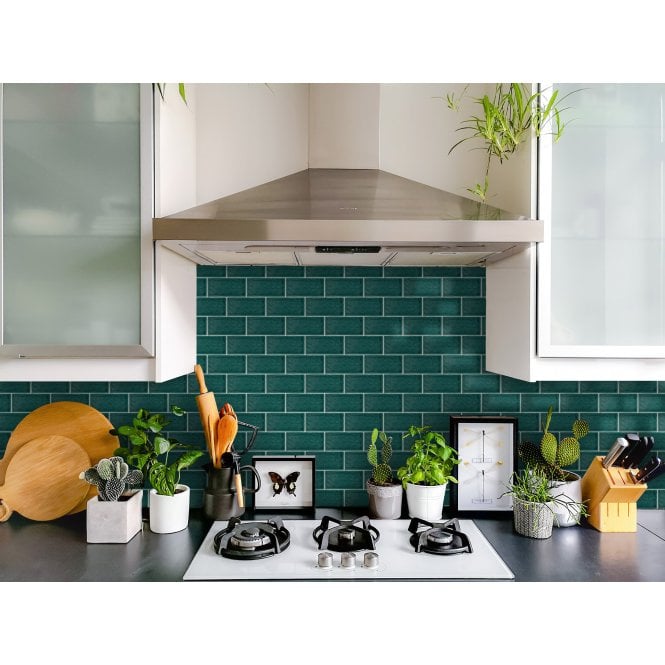 Crackle Glaze Regents Park 7.5cm x 15cm Wall Tile