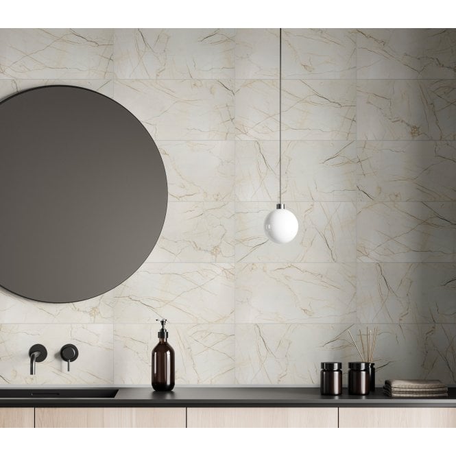 Crema Bela Gloss 25cm x 50cm Wall Tile
