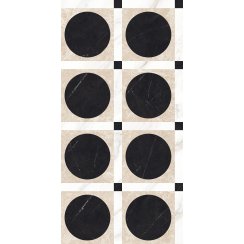 Creme Noir Decor 60cm x 120cm Wall & Floor Tile