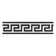 Crystal Greek Key Border 15cm x 60cm Wall & Floor Tile
