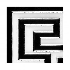 Crystal Greek Key Corner 15cm x 15cm Wall & Floor Tile