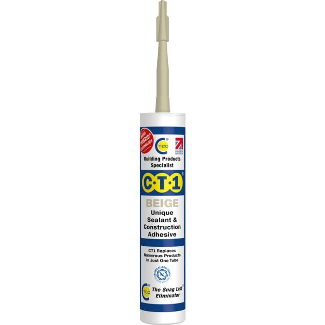 CT1 Beige Sealant and Construction Adhesive 290ml