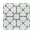 Cuban Star Green 20cm x 20cm Wall & Floor Tile