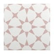 Cuban Star Rosa 20cm x 20cm Wall & Floor Tile