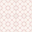 Cuban Star Rosa 20cm x 20cm Wall & Floor Tile