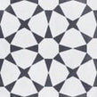 Cuban Star White 20cm x 20cm Wall & Floor Tile