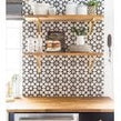 Cuban Star White 20cm x 20cm Wall & Floor Tile