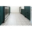 Cuban Star White 20cm x 20cm Wall & Floor Tile