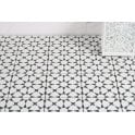 Cuban Star White 20cm x 20cm Wall & Floor Tile