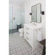 Cuban Star White 20cm x 20cm Wall & Floor Tile