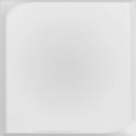 Bouquet Tiles Cube White 25.4cm x 25.4cm Wall Tile