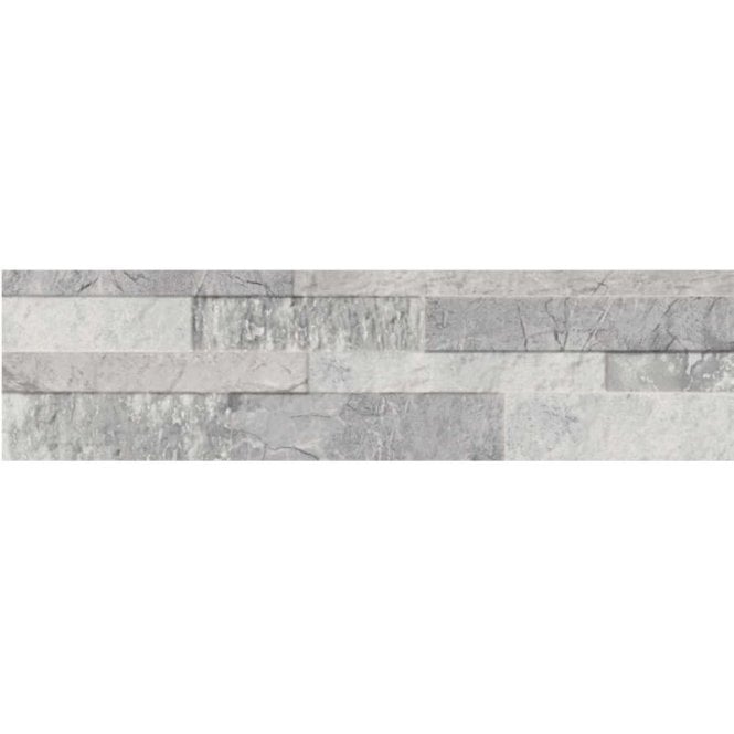Cubics Grey 15.3cm x 58.9cm Wall Tile