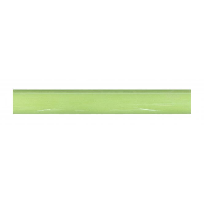 Curva Verde Lustre 2cm x 15cm Border Tile