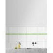 Curva Verde Lustre 2cm x 15cm Border Tile