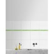 Curva Verde Lustre Ripple 2cm x20cm Border Tile
