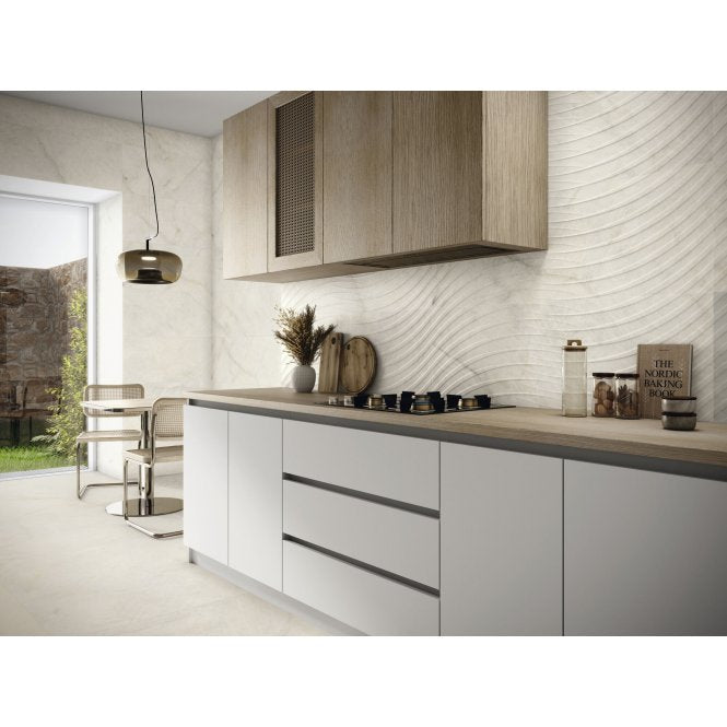 Baldocer Curve Crystallo Satin Rectified 40cm x 120cm Wall & Floor Tile