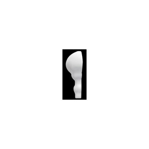 Dado Rail External Corner White 2cm x 5cm Wall Tile