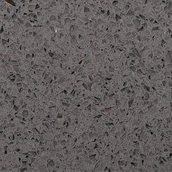 Dark Grey Quartz 40cm x 40cm Wall & Floor Tile