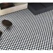 Darwin Black and White Marble-Effect Anti-Slip 40cm x 40cm Wall and Floor Tile