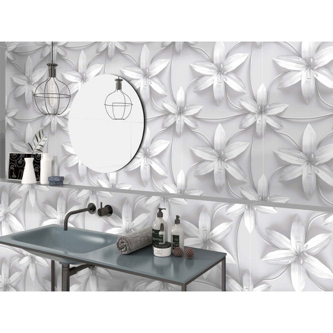 Deco 3D1 Rectified Porcelain 49.1cm x 98.2cm Wall & Floor Tile