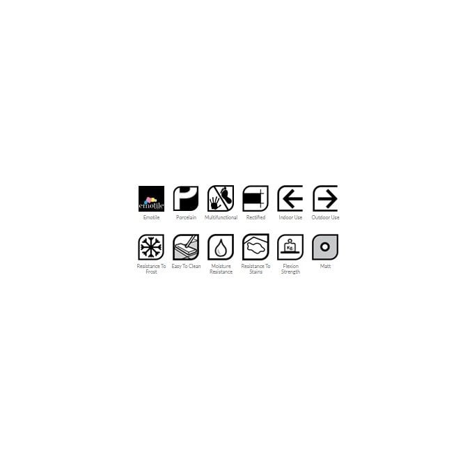 Deco Bio 4 Rectified Porcelain 49.1cm x 98.2cm Wall and Floor Tile