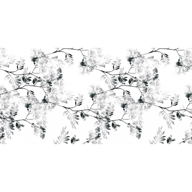 Deco Black & White Rectified Porcelain 49.1cm x 98.2cm Wall & Floor Tile