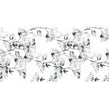 Deco Black & White Rectified Porcelain 49.1cm x 98.2cm Wall & Floor Tile