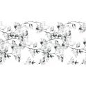 Deco Black & White Rectified Porcelain 49.1cm x 98.2cm Wall & Floor Tile