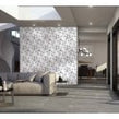 Deco Black & White Rectified Porcelain 49.1cm x 98.2cm Wall & Floor Tile