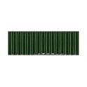 Decorado Kit Kat Verde Cobre Brillo 10cm x 30cm (1.5cm x 10cm) Wall Tile