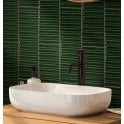 Decorado Kit Kat Verde Cobre Brillo 10cm x 30cm (1.5cm x 10cm) Wall Tile