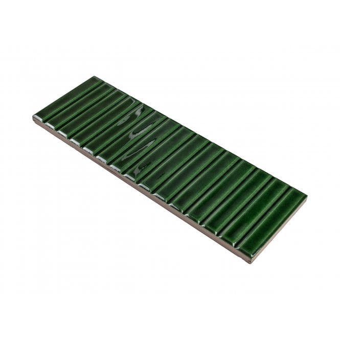 Decorado Kit Kat Verde Cobre Brillo 10cm x 30cm (1.5cm x 10cm) Wall Tile