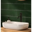 Decorado Kit Kat Verde Cobre Brillo 10cm x 30cm (1.5cm x 10cm) Wall Tile