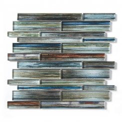 Deep Pacific Coral Green 30cm x 30cm Mosaic Tile
