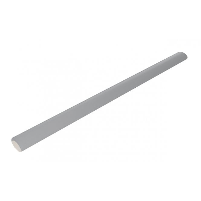 Definitions Dark Grey Matt 1.5cm x 24.8cm Bullnose Border Tile