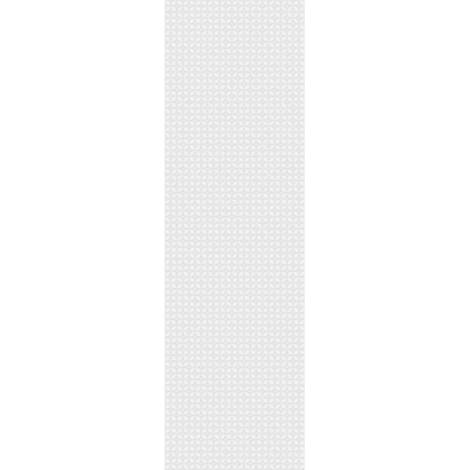 British Ceramic Tile Definitions Flower Grey 14.8cm x 49.8cm Wall Tile