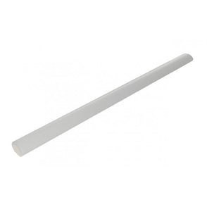 Definitions Light Grey Matt 1.5cm x 24.8cm Bullnose Border Tile