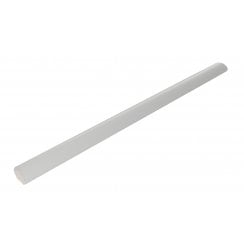Definitions Light Grey Matt 1.5cm x 24.8cm Bullnose Border Tile