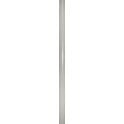 Definitions Light Grey Matt 1.5cm x 24.8cm Bullnose Border Tile
