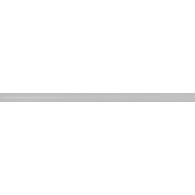 Definitions Light Grey Matt 1.5cm x 29.8cm Bullnose Border Tile